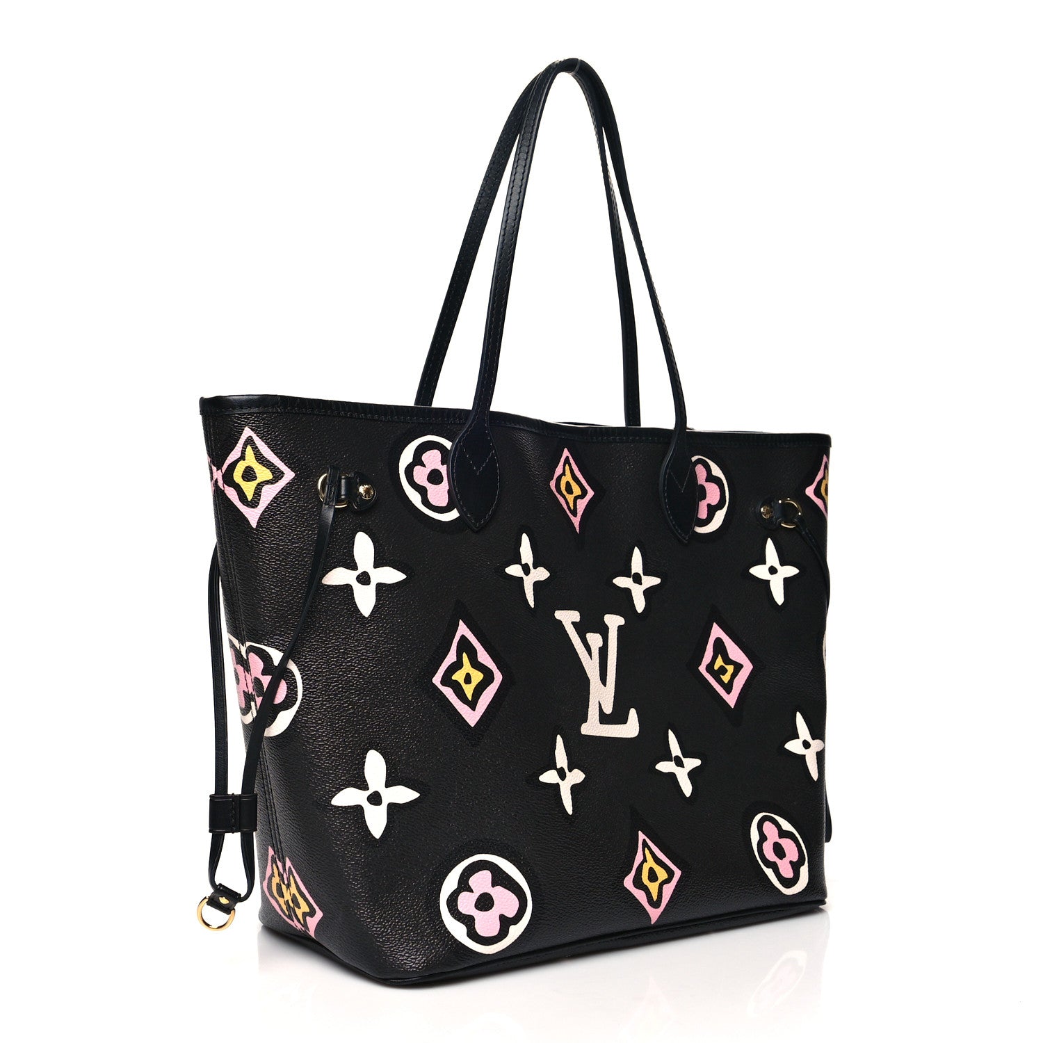 Louis Vuitton Monogram Giant Wild At Heart Neverfull MM Black 4 of 11