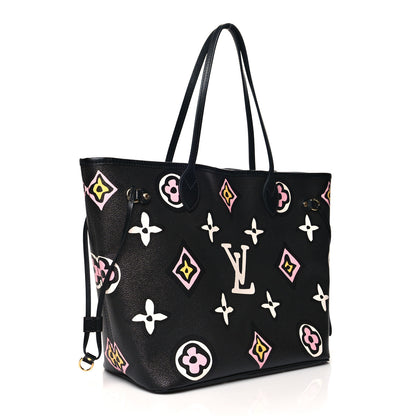 Louis Vuitton Monogram Giant Wild At Heart Neverfull MM Black 4 of 11
