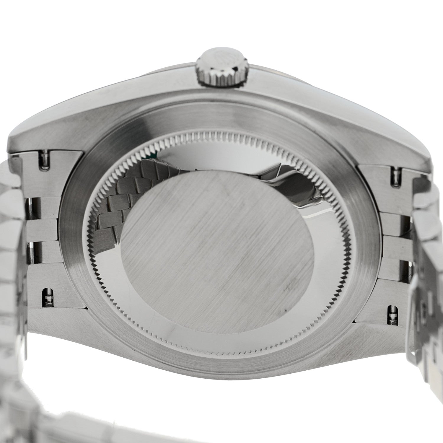 Rolex Stainless Steel 18K White Gold 41mm Oyster Perpetual Wimbledon Datejust Watch Slate 126334 4 of 5