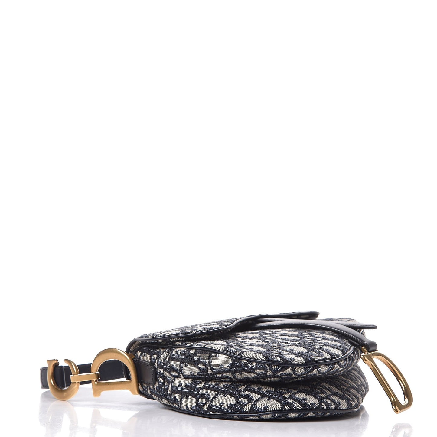 Oblique Saddle Bag Blue