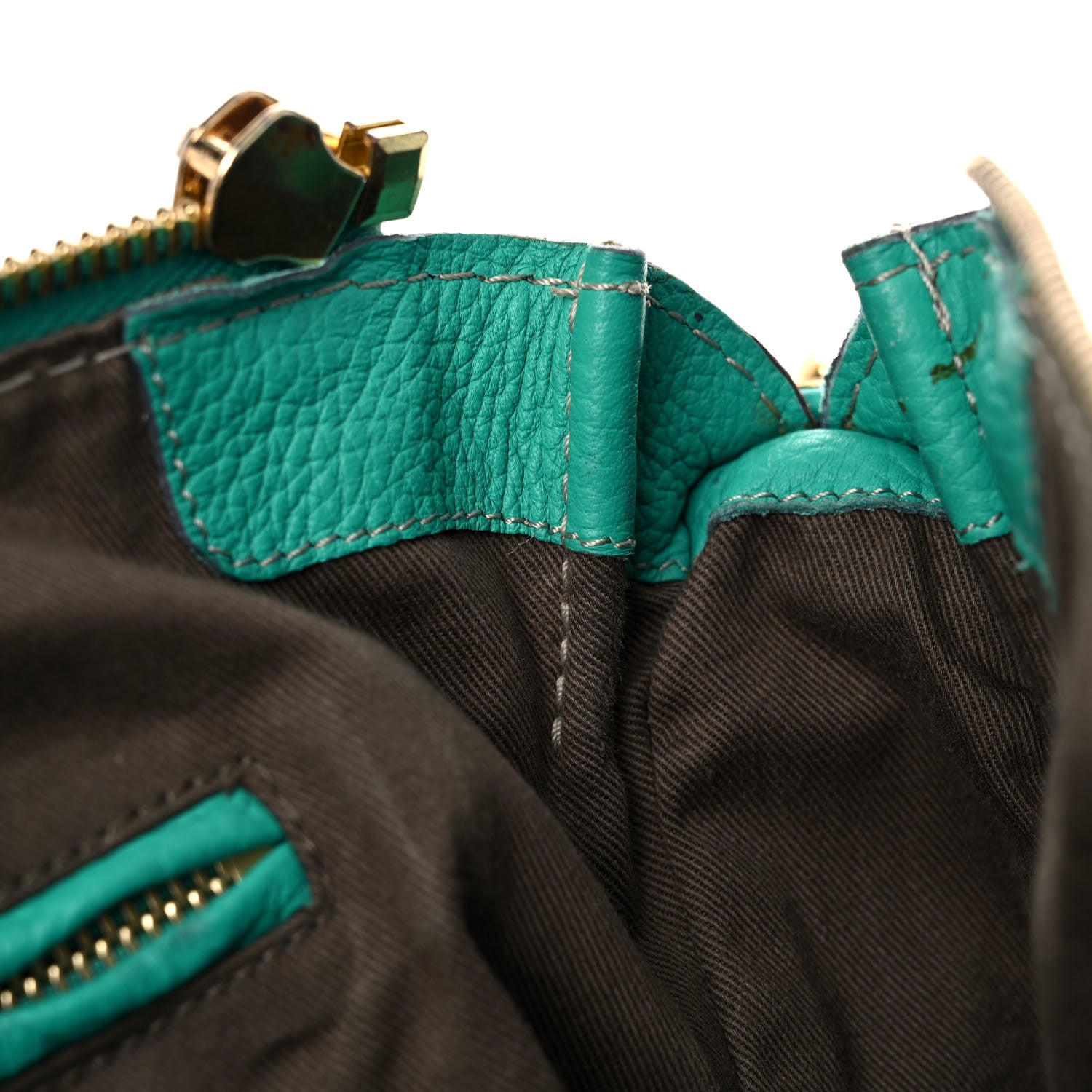 Chloe Calfskin Medium Marcie Satchel Jade Green 15 of 28