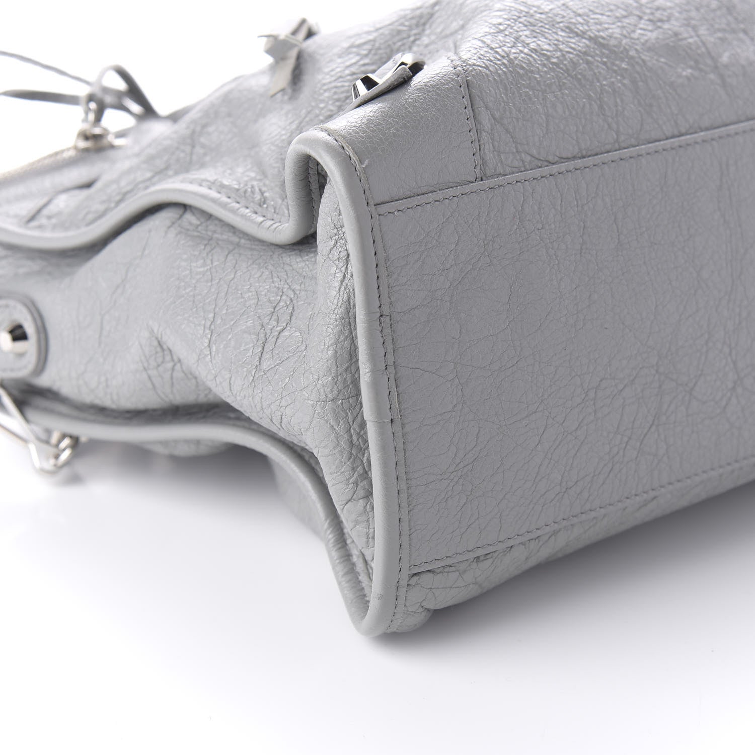 Balenciaga Agneau Classic Silver Hardware City Gris Haussmannien 6 of 10