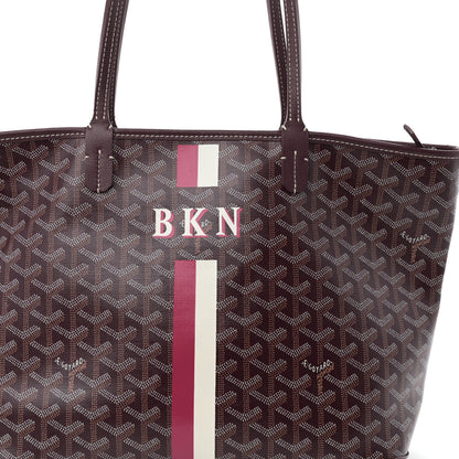 Goyard Goyardine Artois PM Burgundy 7 of 10