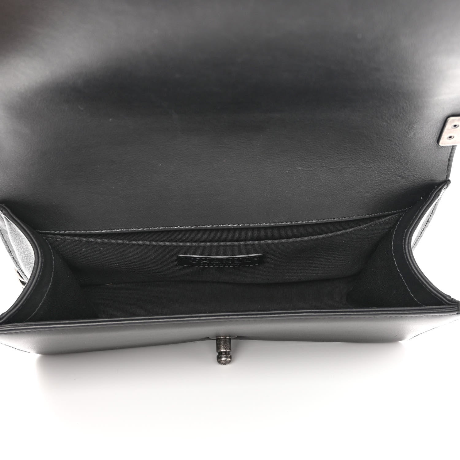 Chanel Calfskin Quilted Medium Boy Flap Black 5 of 12