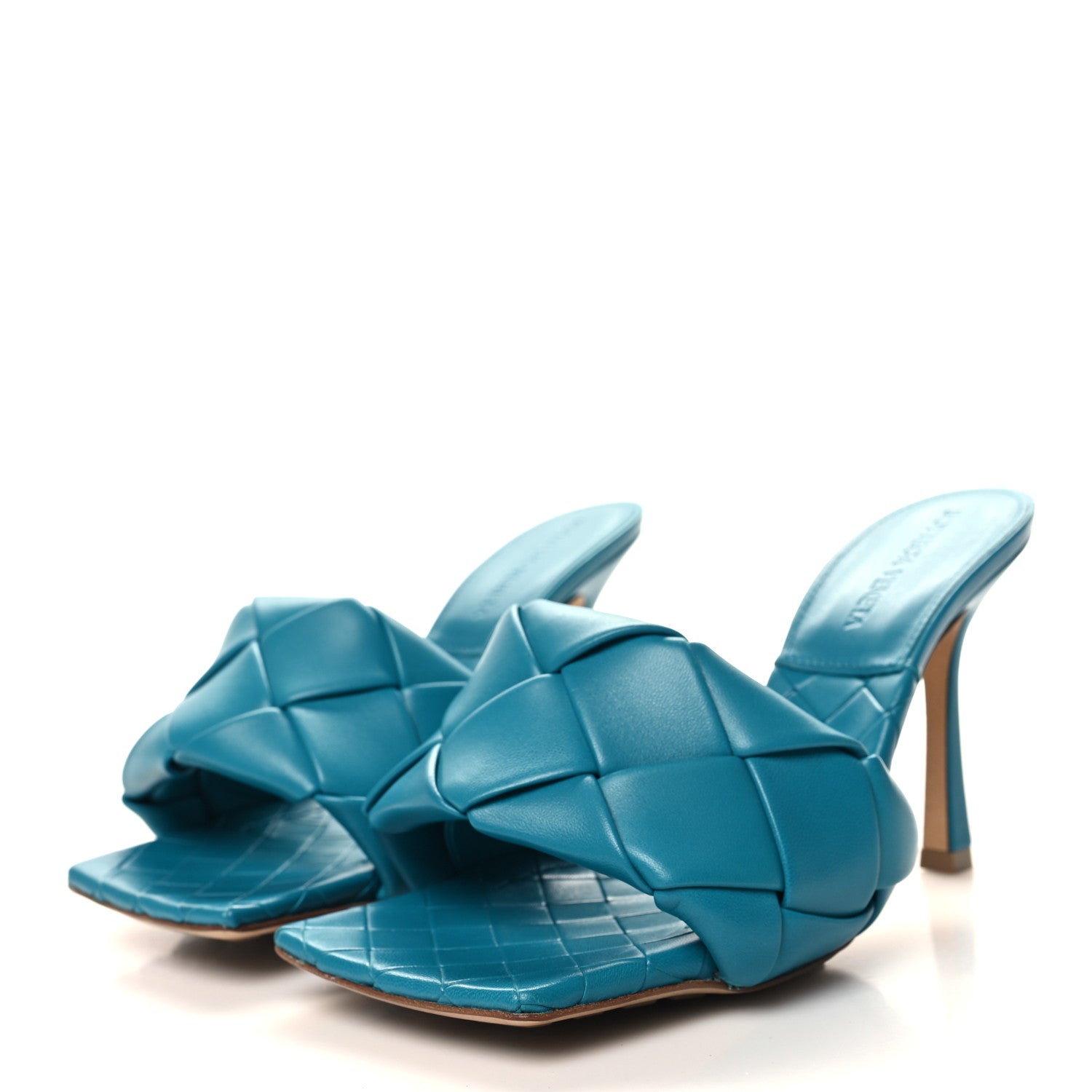 Bottega Veneta Nappa Maxi Intrecciato Lido 90mm Mule Sandals 37.5 Blaster 2 of 7