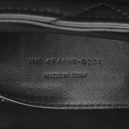 Saint Laurent Calfskin Y Quilted Monogram Small Loulou Chain Satchel Black 8 of 15
