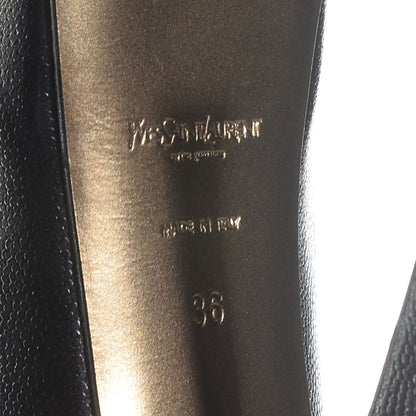 Saint Laurent Vernigolf Tribtoo 105 Platform Pumps 36 Black 6 of 7