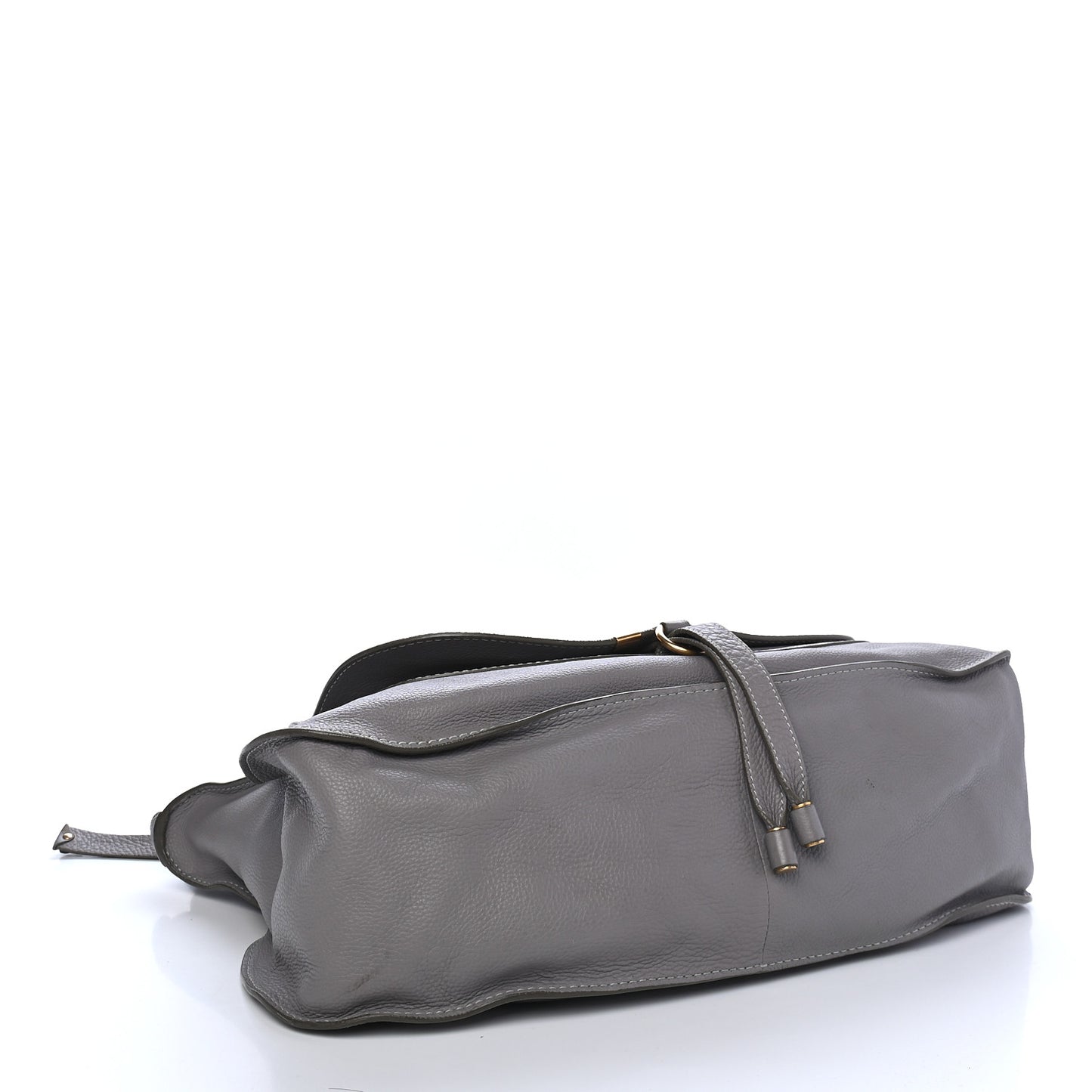 Calfskin Large Marcie Satchel Cashmere Grey