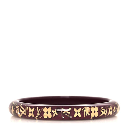 Louis Vuitton Resin Swarovski Medium Inclusion Bracelet PM Amarante 1 of 4