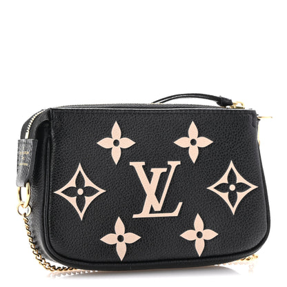 Louis Vuitton Empreinte Monogram Giant Mini Pochette Accessories Black 3 of 10