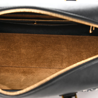 Loewe Jacquard Anagram Calfskin Amazona 28 Black Navy 5 of 9