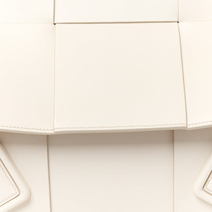 Bottega Veneta Calfskin Maxi Intrecciato Medium Arco White 9 of 12