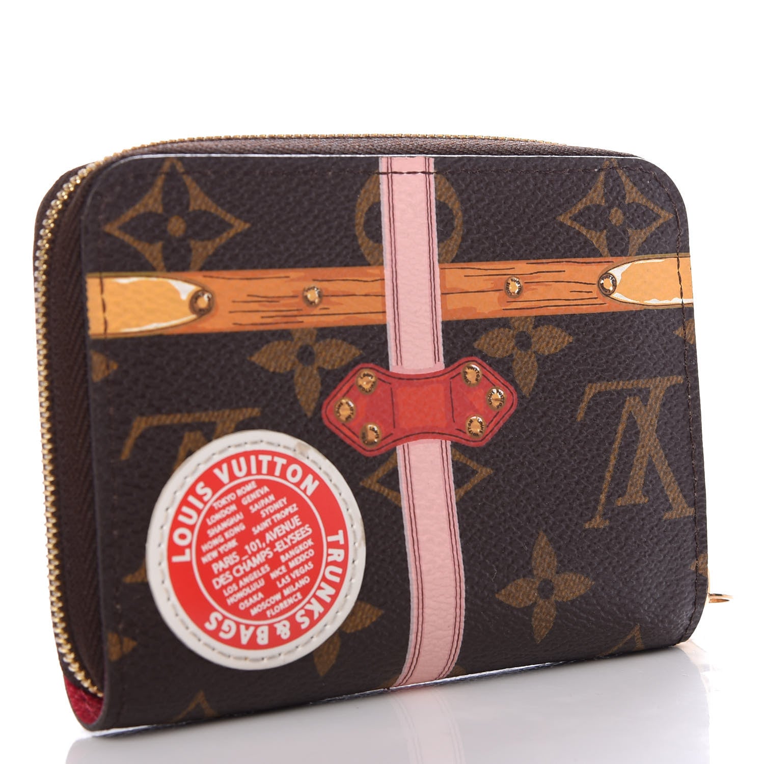 Louis Vuitton Monogram Summer Trunks Zippy Coin Purse 3 of 7