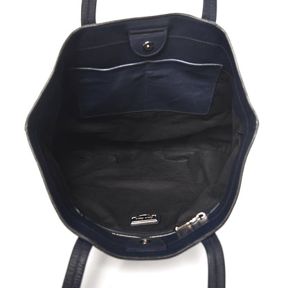 Miu Miu Vitello Soft Calf Shopping Tote Baltico 5 of 15