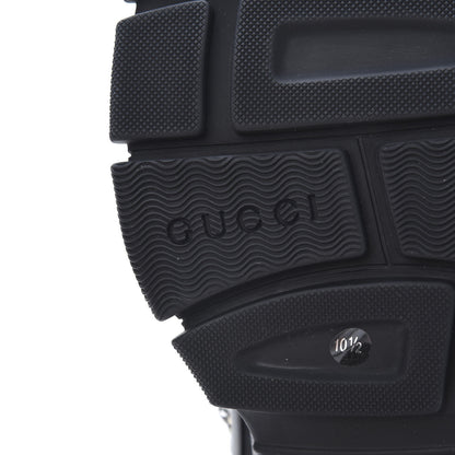 Gucci X SEGA Mesh Technical Canvas Calfskin Reflective Mens Flashtrek Sneakers 10.5 Silver Black 6 of 7