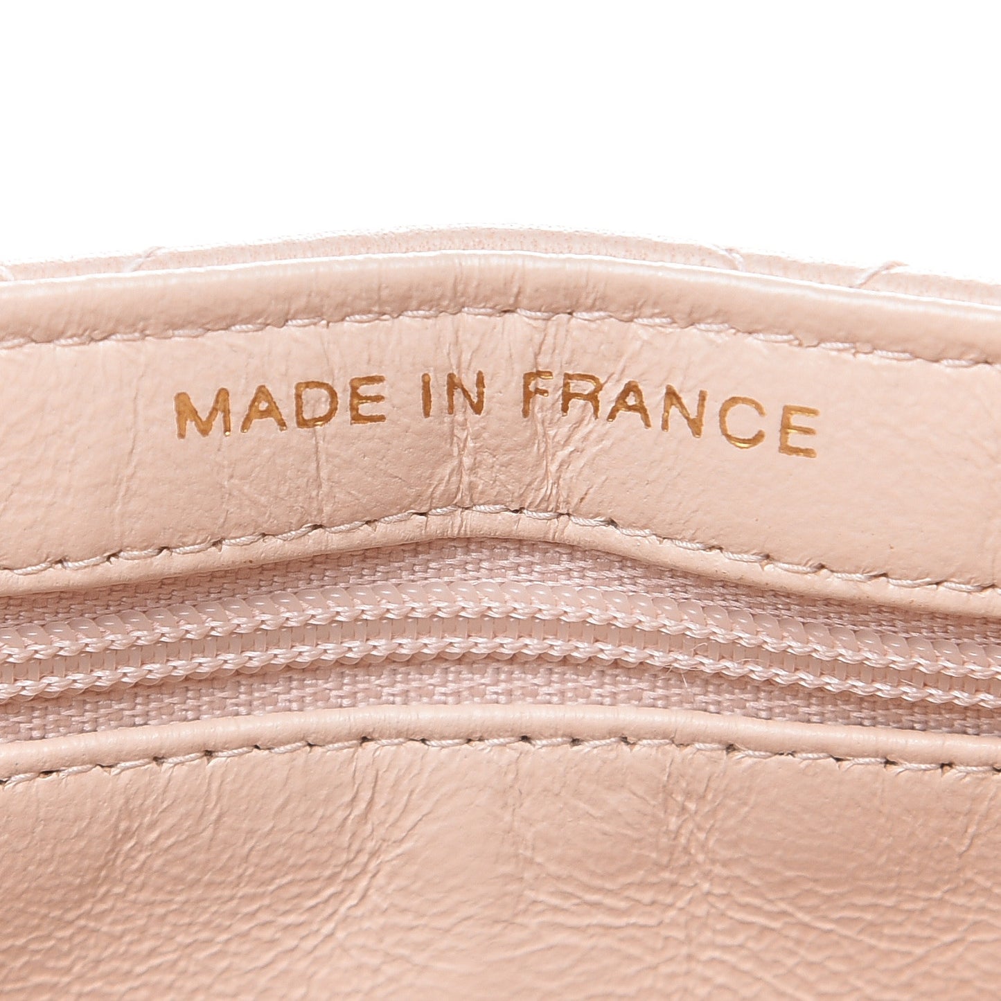 Lambskin Quilted Medium Double Sided Flap Light Pink