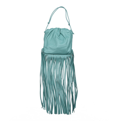 Bottega Veneta Nappa The Fringe Pouch Shoulder Bag Linoleum 2 of 6