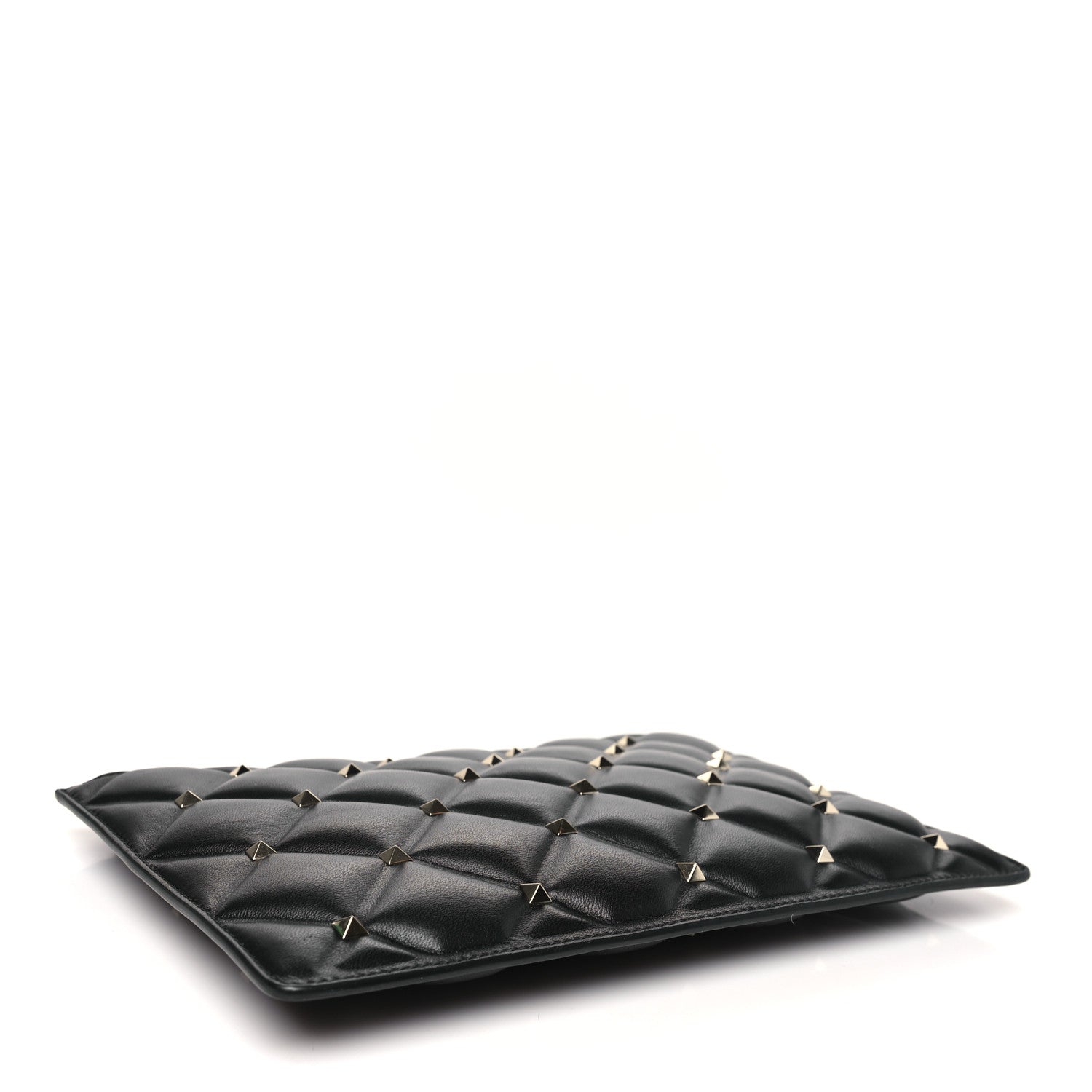 Valentino Garavani Nappa Candystud Zip Pouch Black 4 of 7