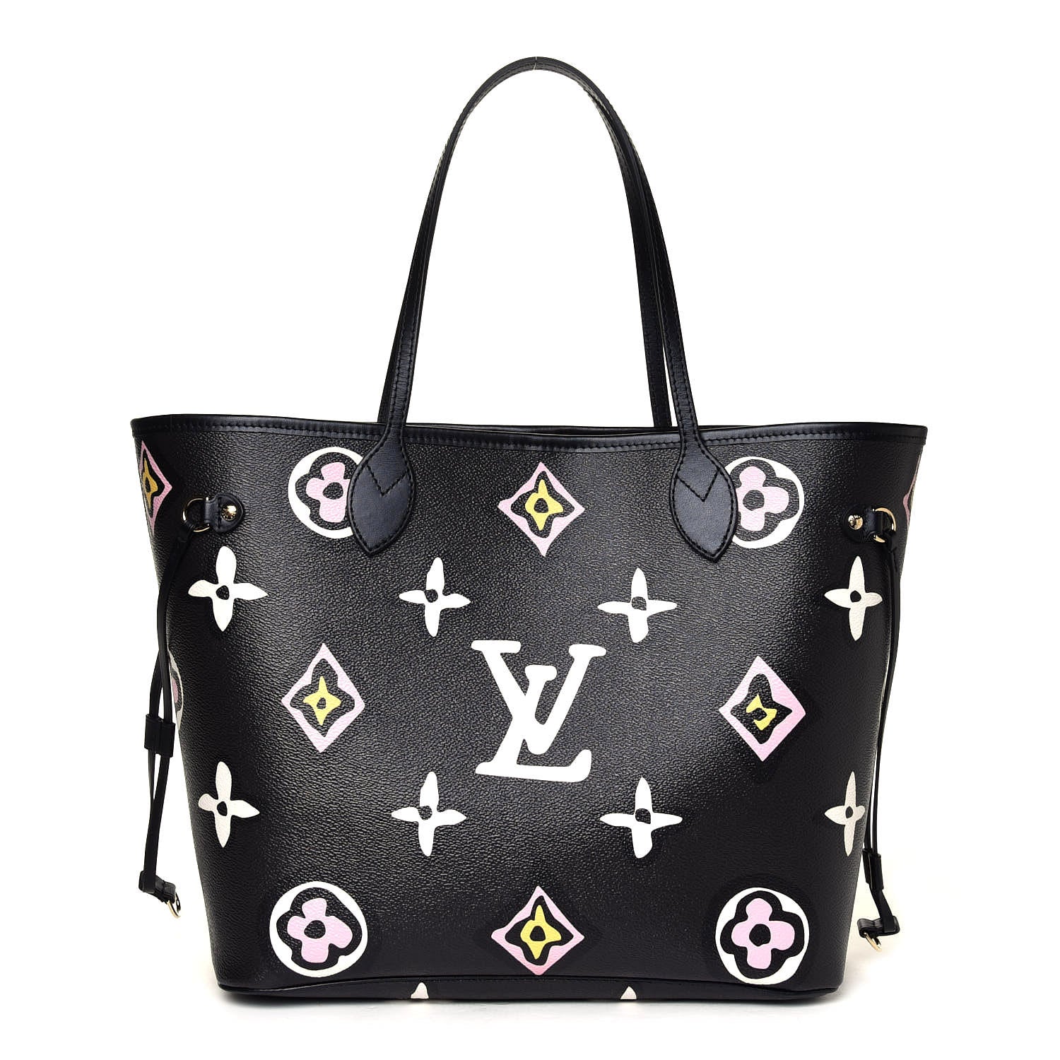 Louis Vuitton Monogram Giant Wild At Heart Neverfull MM Black 1 of 4