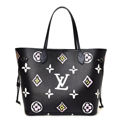 Louis Vuitton Monogram Giant Wild At Heart Neverfull MM Black 1 of 4