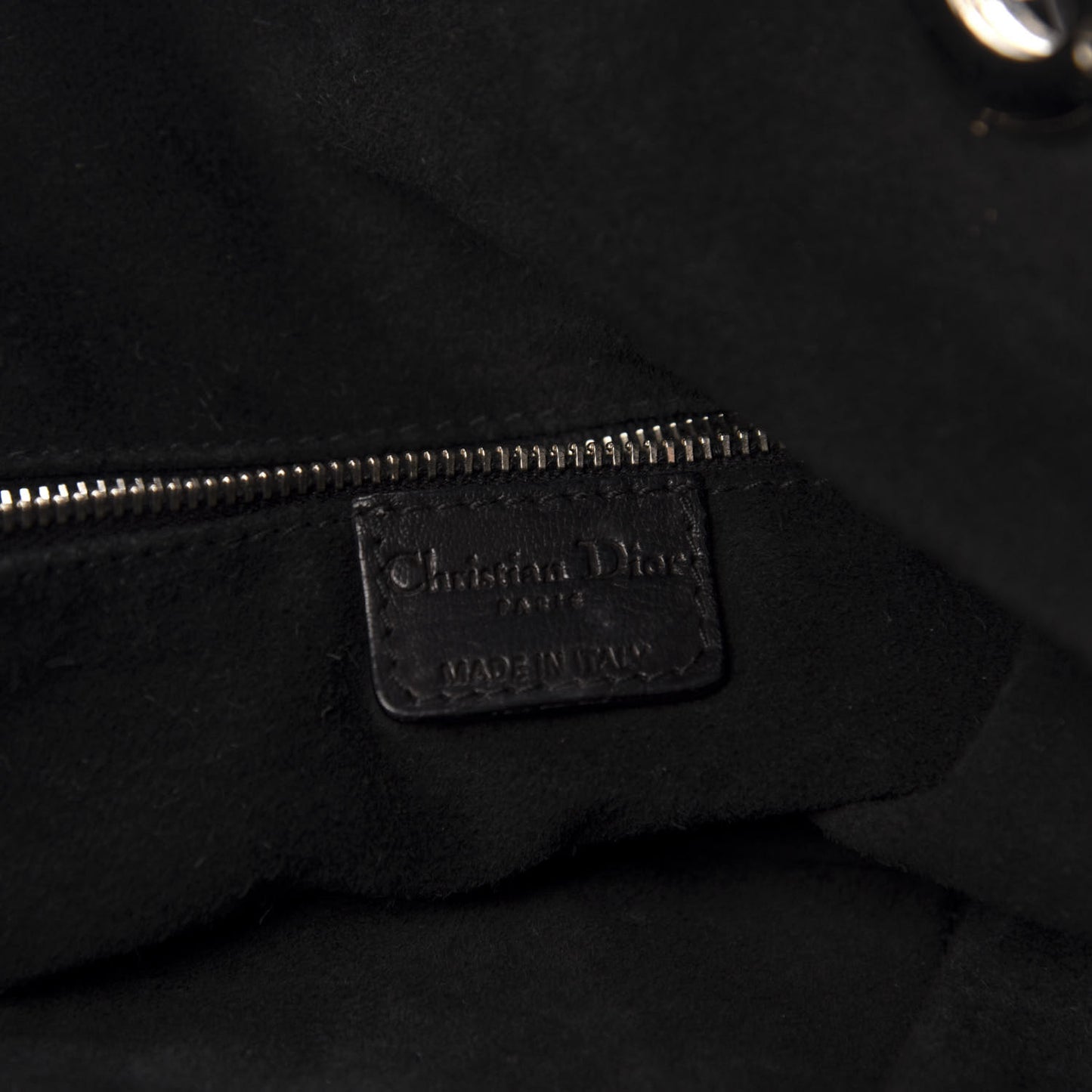 Lambskin Cannage Shopper Tote Black