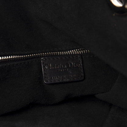 Christian Dior Lambskin Cannage Shopper Tote Black 6 of 14