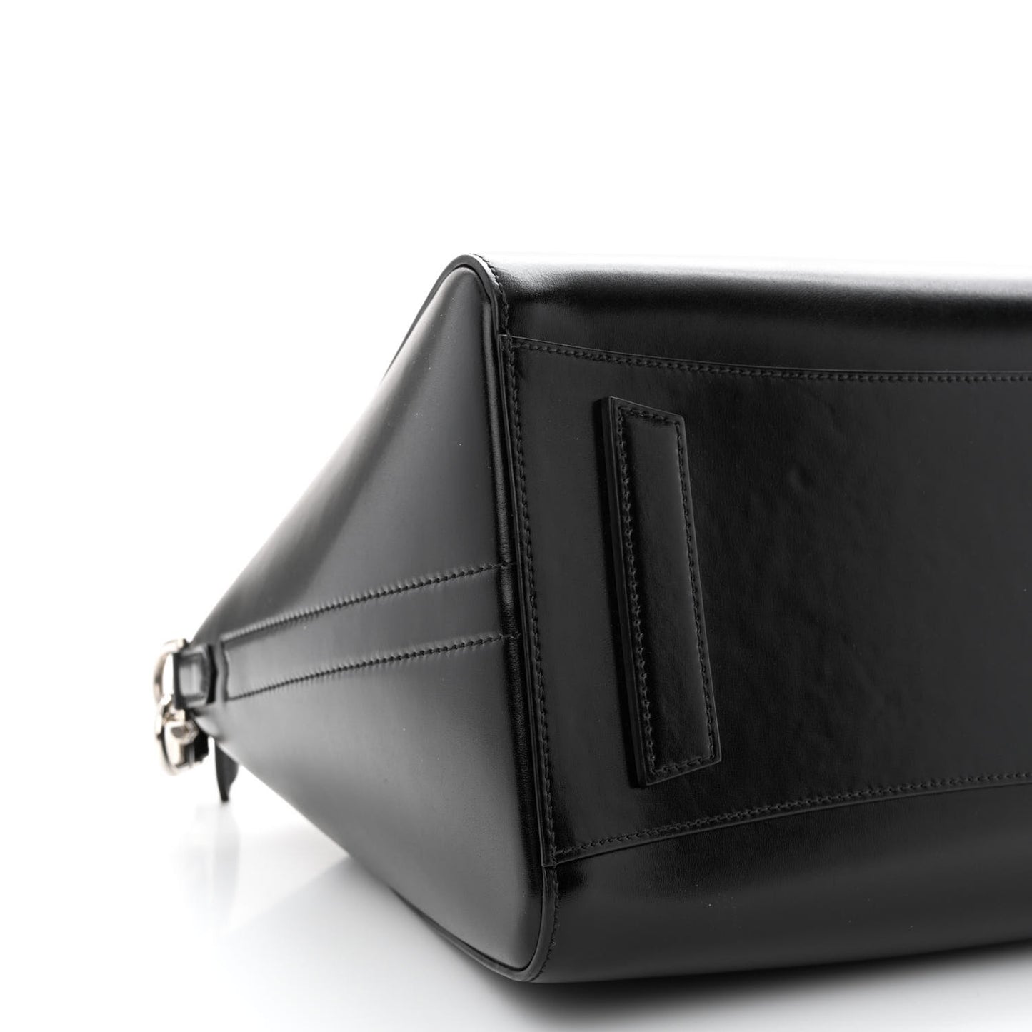 Shiny Lord Calfskin Medium Antigona Black