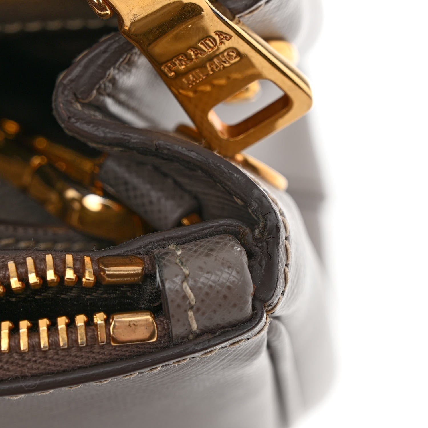 Prada Saffiano Small Galleria Double Zip Tote Argilla 10 of 15