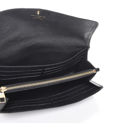 Louis Vuitton Empreinte Sarah Wallet NM Black 5 of 8