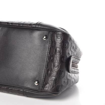 Gucci Calfskin Horsebit Embossed Princy Boston Black 9 of 9