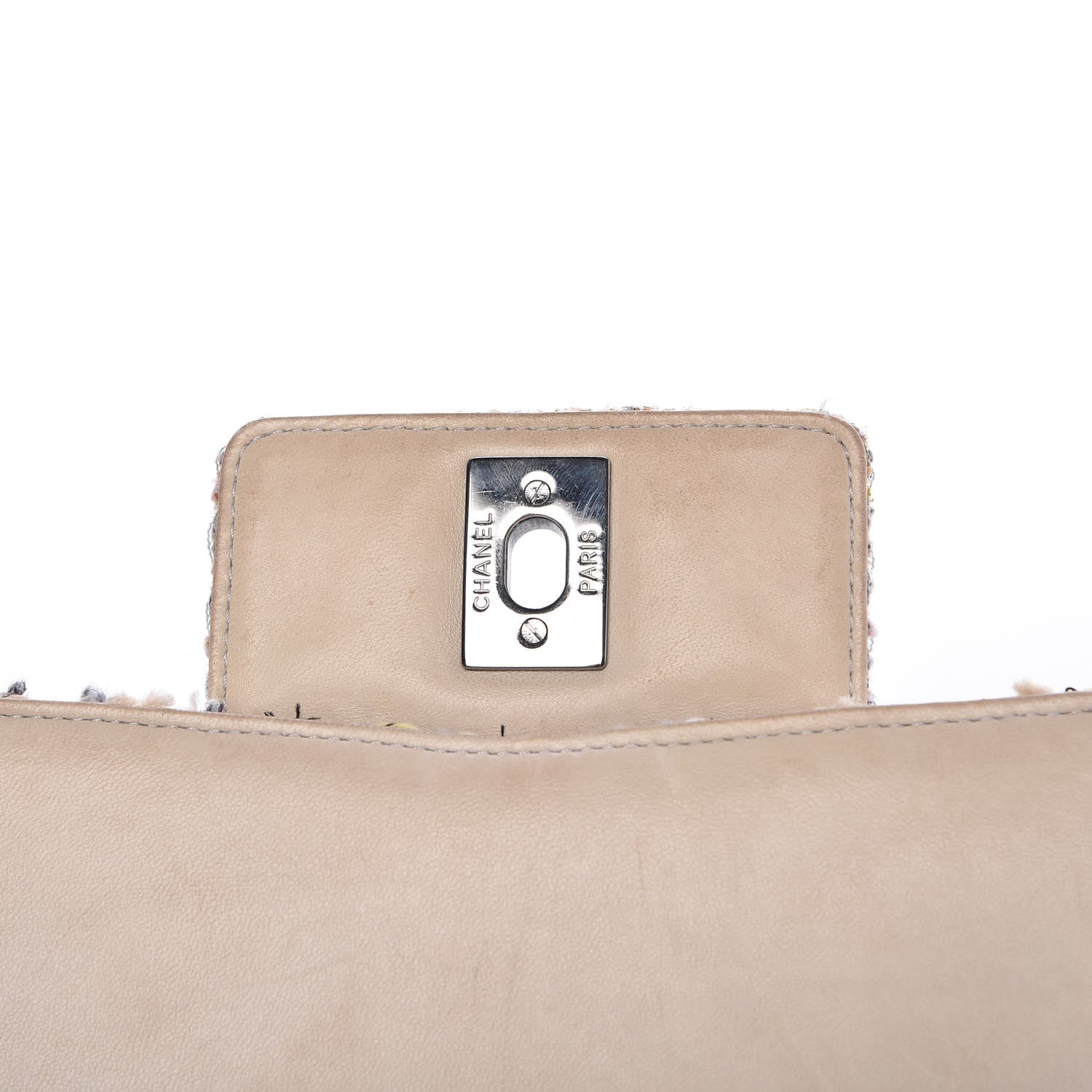 Chanel Tweed Medium Fantasy Flap Grey 10 of 12