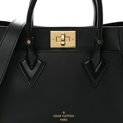 Louis Vuitton Calfskin Monogram On My Side PM Black 7 of 12