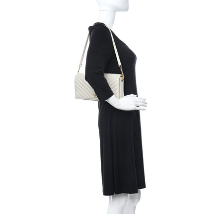 Saint Laurent Lambskin Matelasse Monogram Kate 99 Crema Soft 2 of 10