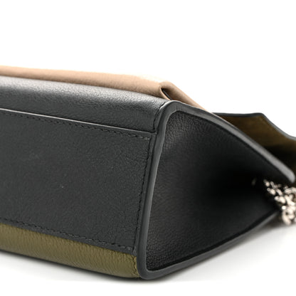 Louis Vuitton Soft Calfskin Mylockme Chain Bag BB Smokey Brown Green 10 of 11