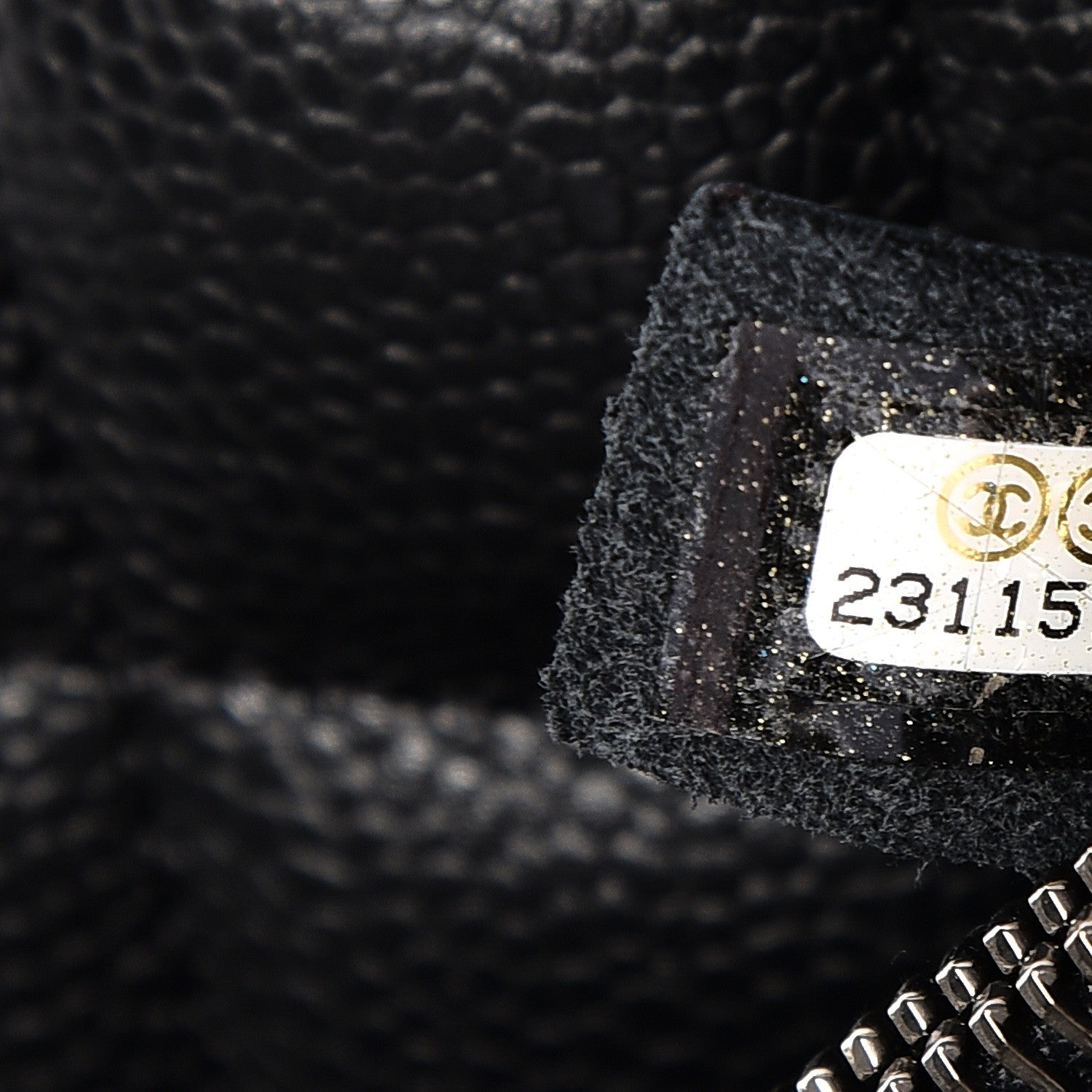 Chanel Caviar Quilted City Shopping Tote Black 7 of 10