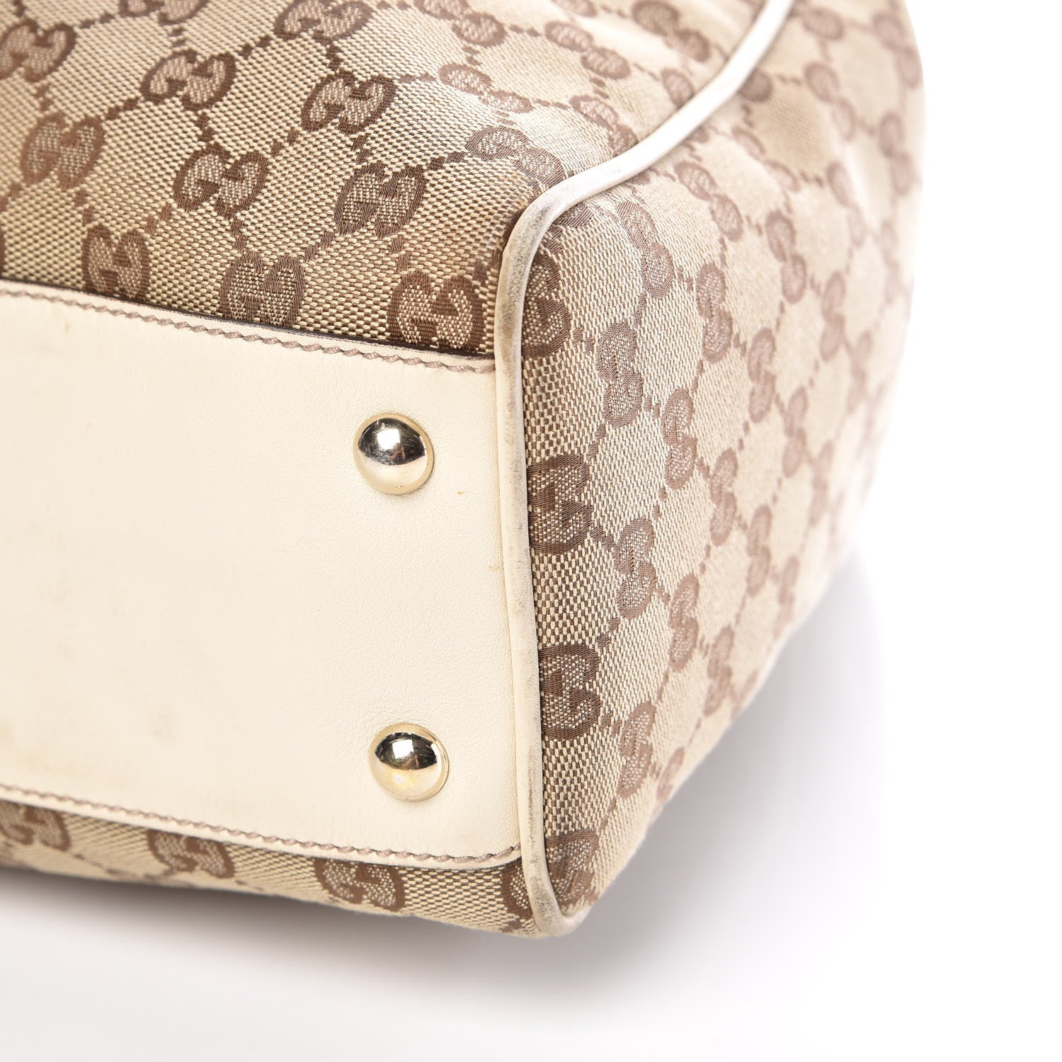 Gucci Monogram Peggy Braided Tote Off White 16 of 17