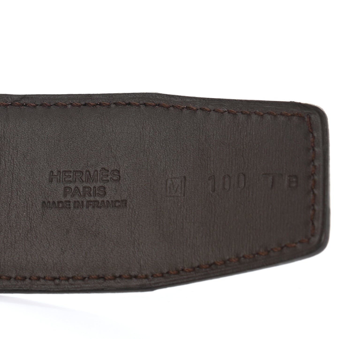 Box 32mm Constance H Belt 100 Black Chocolate