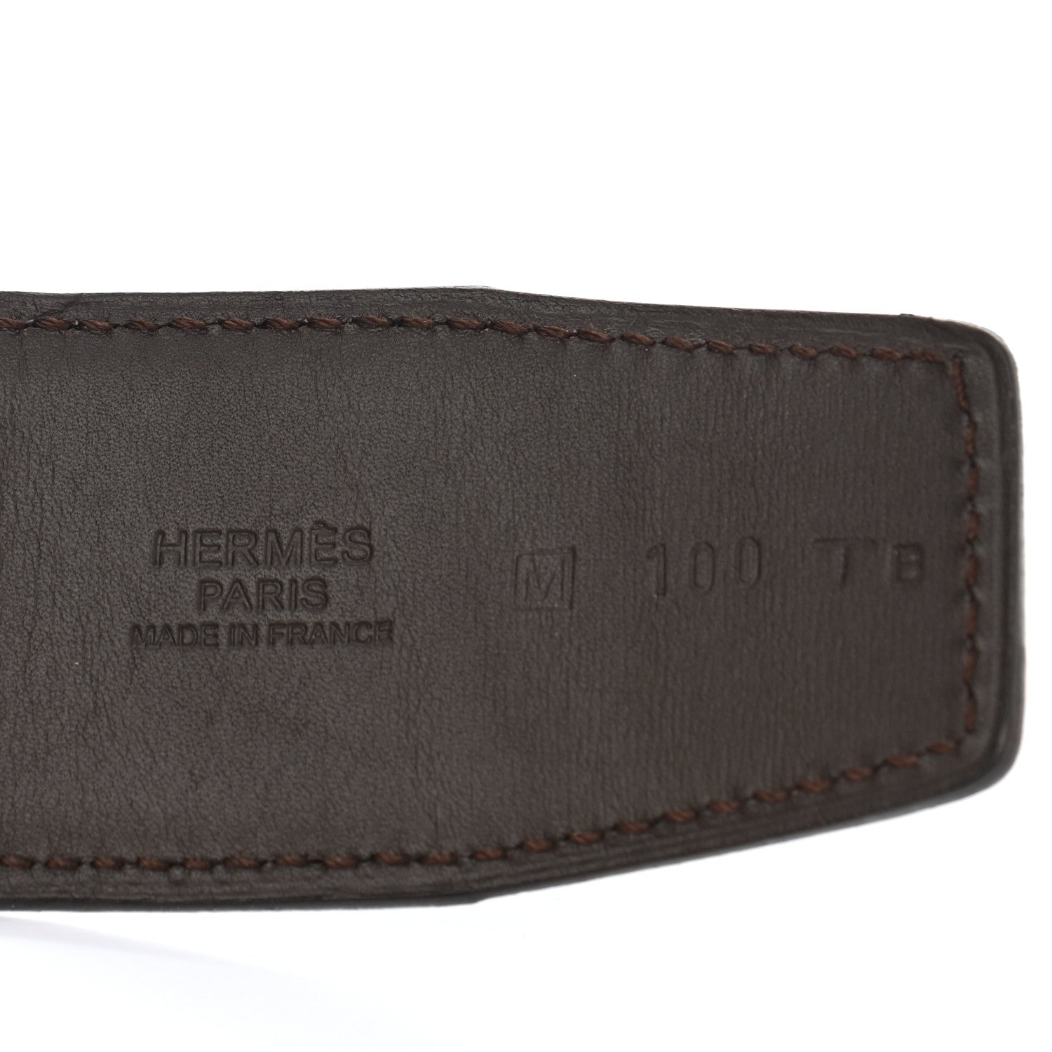 Hermes Box 32mm Constance H Belt 100 Black Chocolate 5 of 8