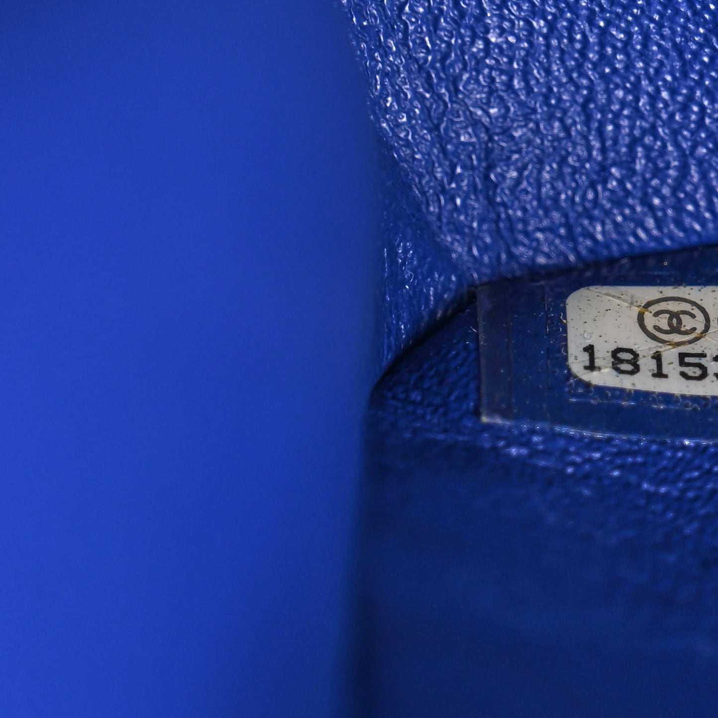 Lambskin Quilted Jumbo Double Flap Blue