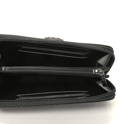 Chanel Caviar Quilted Small Boy Zip Around Wallet Black 5 of 8