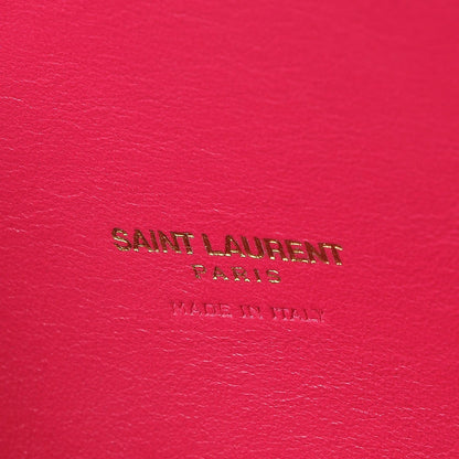 Saint Laurent Calfskin Small Sac De Jour Black Fuchsia 7 of 8