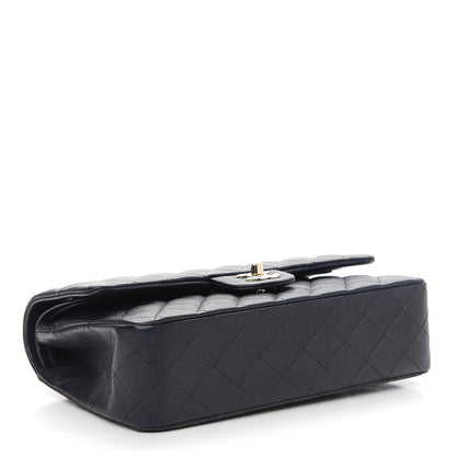 Chanel Caviar Quilted Medium Double Flap Navy 6 of 17