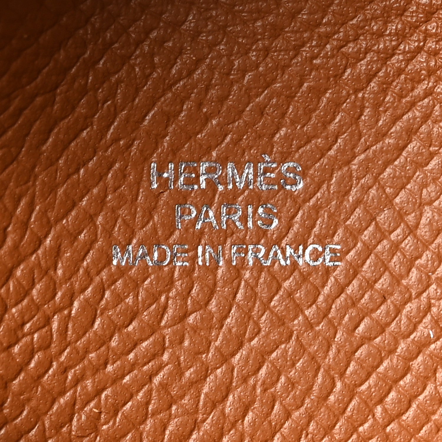 Hermes Epsom Calvi Card Case Gold 6 of 6