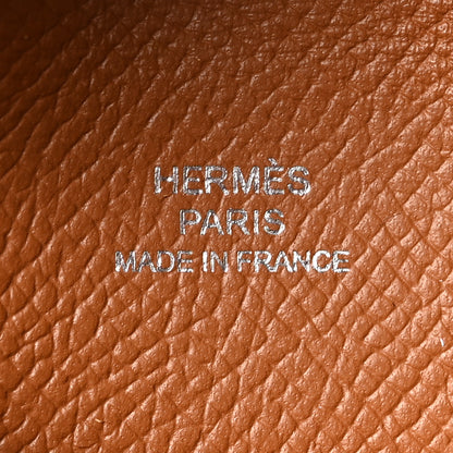 Hermes Epsom Calvi Card Case Gold 6 of 6