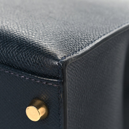 Hermes Courchevel Kelly Sellier 32 Bleu Marine 12 of 13