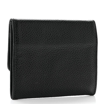 Chanel Caviar Timeless CC Flap Wallet Black 3 of 10