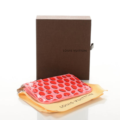Louis Vuitton Vernis Jungle Dots Key Pouch Sugar Pink Poppy 4 of 7