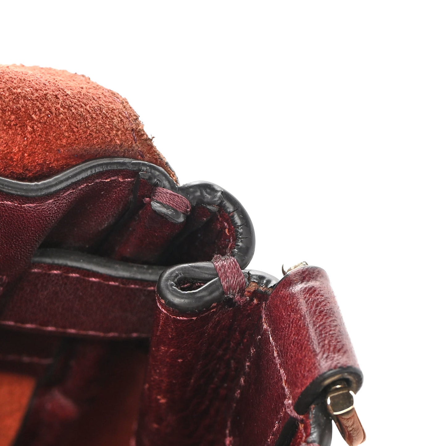 Soft Grain Calfskin Small Bayswater Oxblood