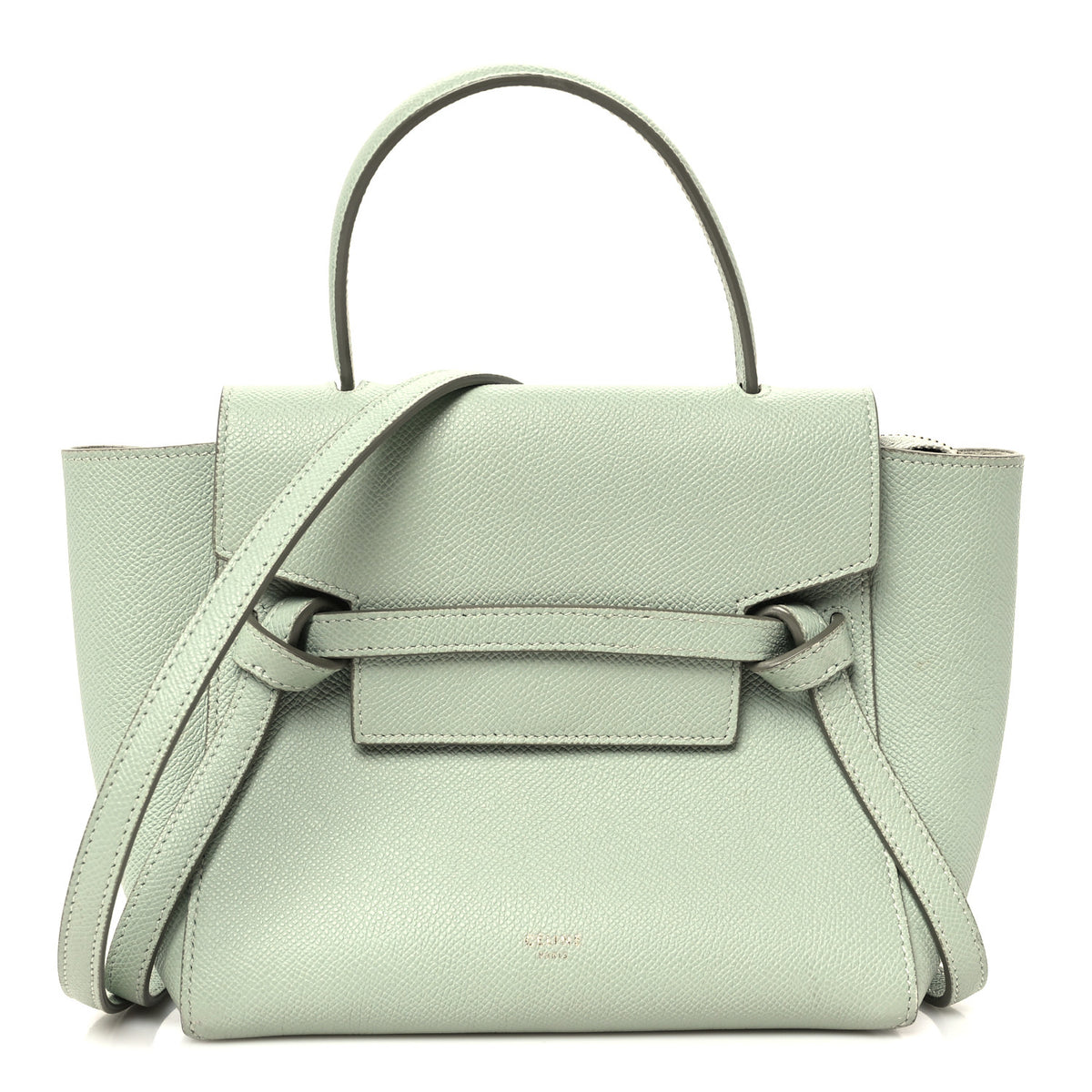 Celine Grained Calfskin Nano Belt Bag Celadon 1 of 9