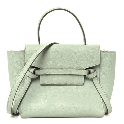 Celine Grained Calfskin Nano Belt Bag Celadon 1 of 9